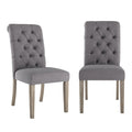 Chaises Parsons rembourrées à dossier roulé Krakova (lot de 2)