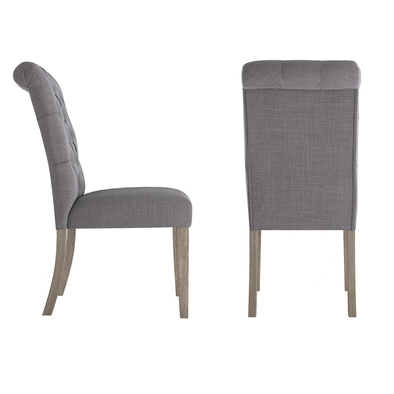 Chaises Parsons rembourrées à dossier roulé Krakova (lot de 2)