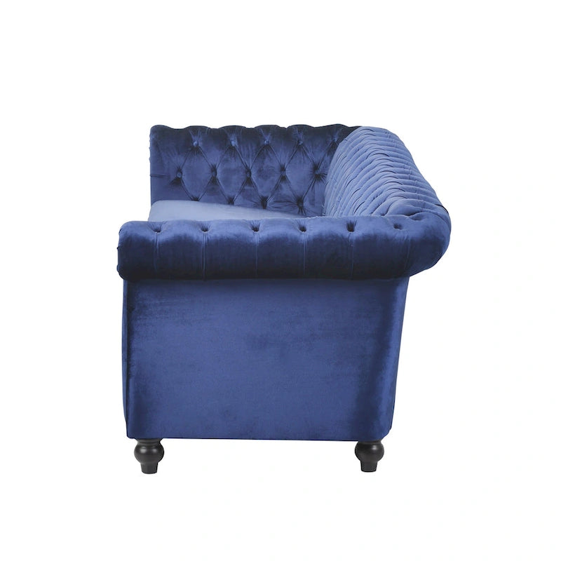 Canapé Chesterfield capitonné par
