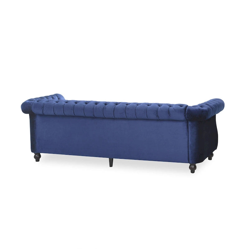 Canapé Chesterfield capitonné par