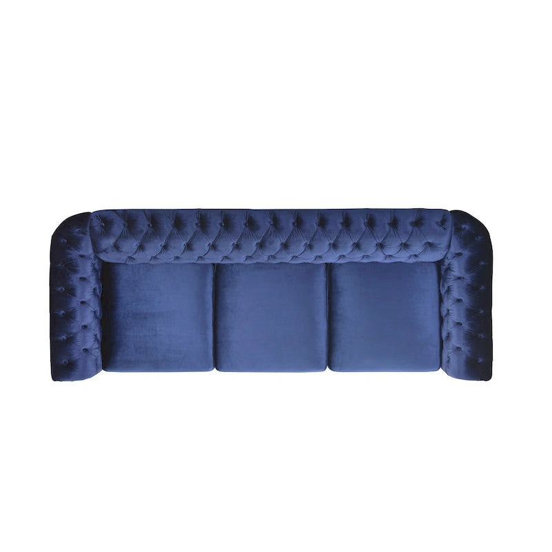 Canapé Chesterfield capitonné par