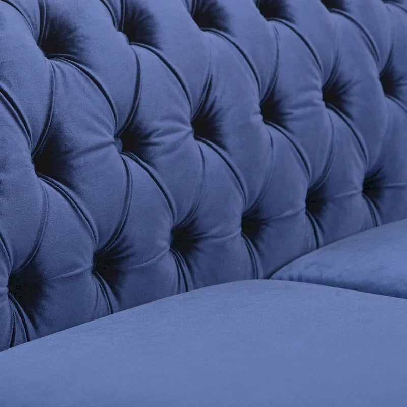 Canapé Chesterfield capitonné par