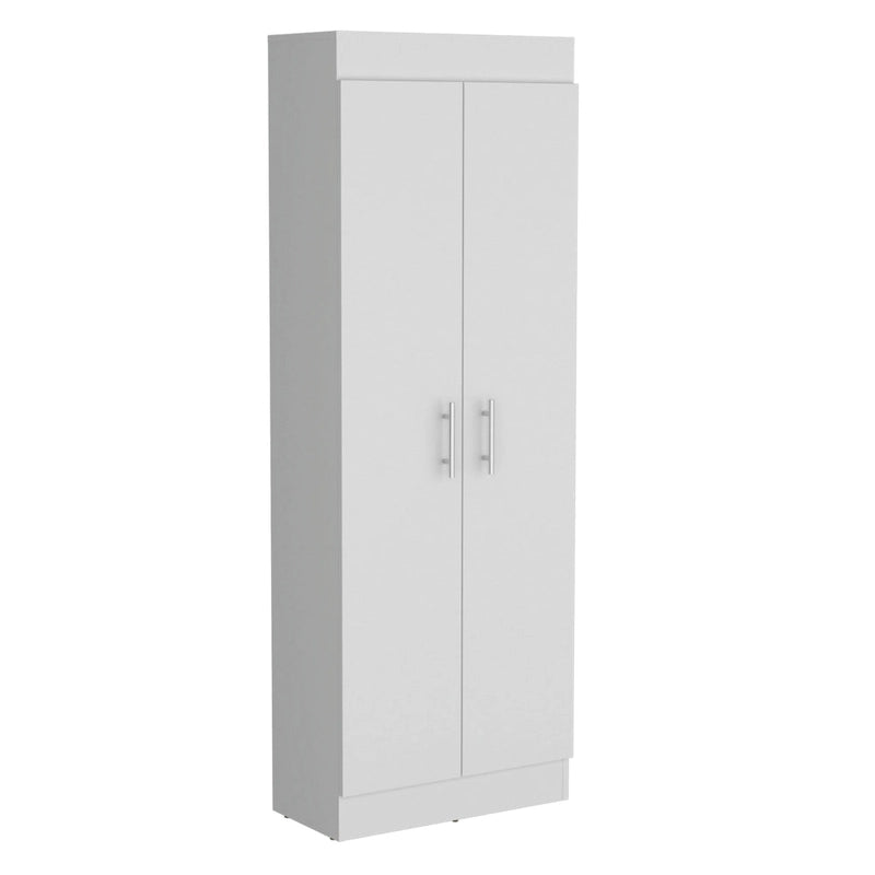 Meuble de rangement Nepal, design à 2 portes peu encombrant