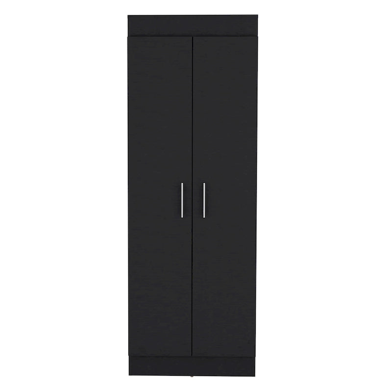 Meuble de rangement Nepal, design à 2 portes peu encombrant