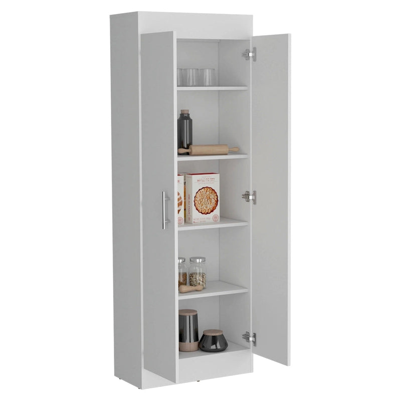 Meuble de rangement Nepal, design à 2 portes peu encombrant