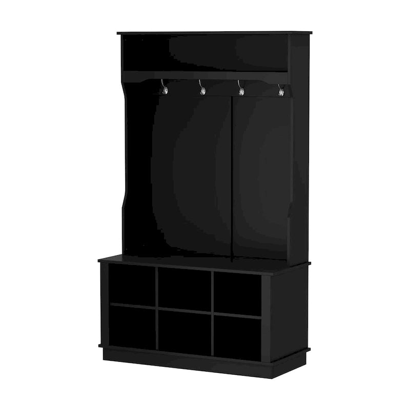 Meuble d'entrée avec banc et patères, meuble à chaussures d'entrée, porte-manteau avec rangement à chaussures