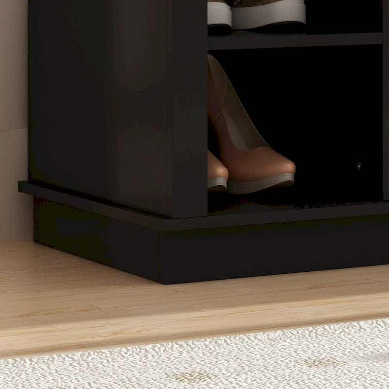 Meuble d'entrée avec banc et patères, meuble à chaussures d'entrée, porte-manteau avec rangement à chaussures
