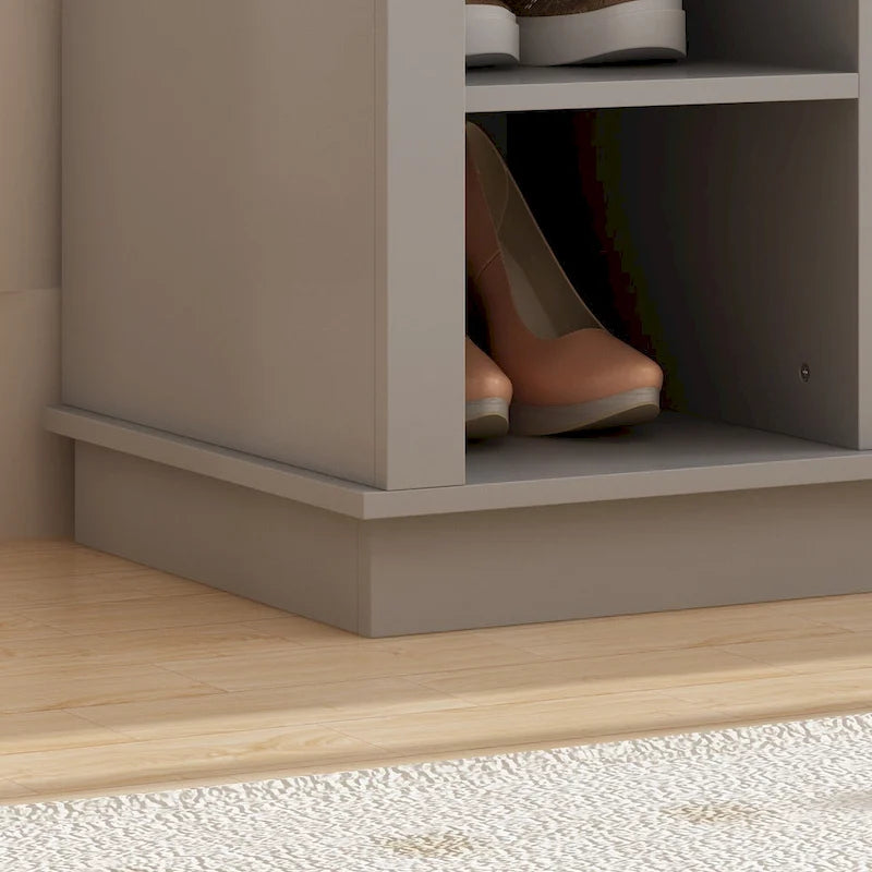 Meuble d'entrée avec banc et patères, meuble à chaussures d'entrée, porte-manteau avec rangement à chaussures