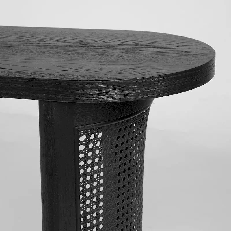 Console en rotin de 60 pouces