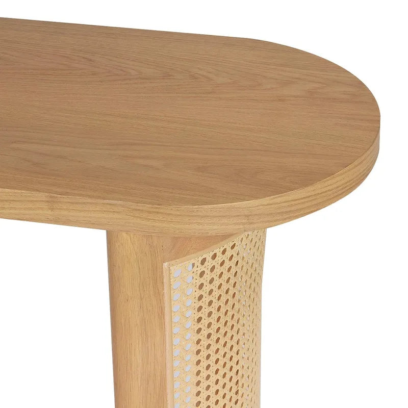 Console en rotin de 60 pouces