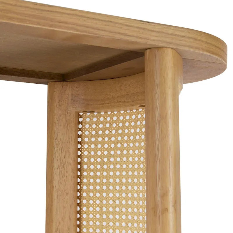 Console en rotin de 60 pouces