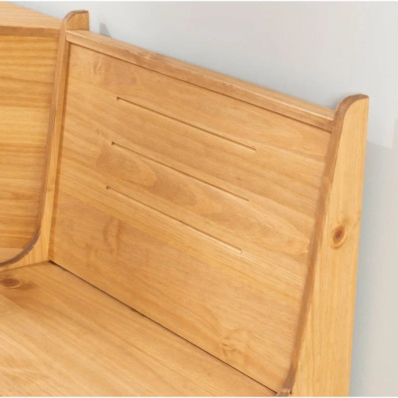Coin repas de cuisine d'angle en bois
