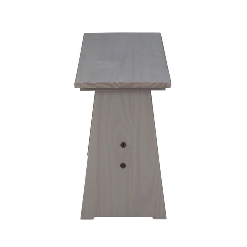 Coin repas de cuisine d'angle en bois
