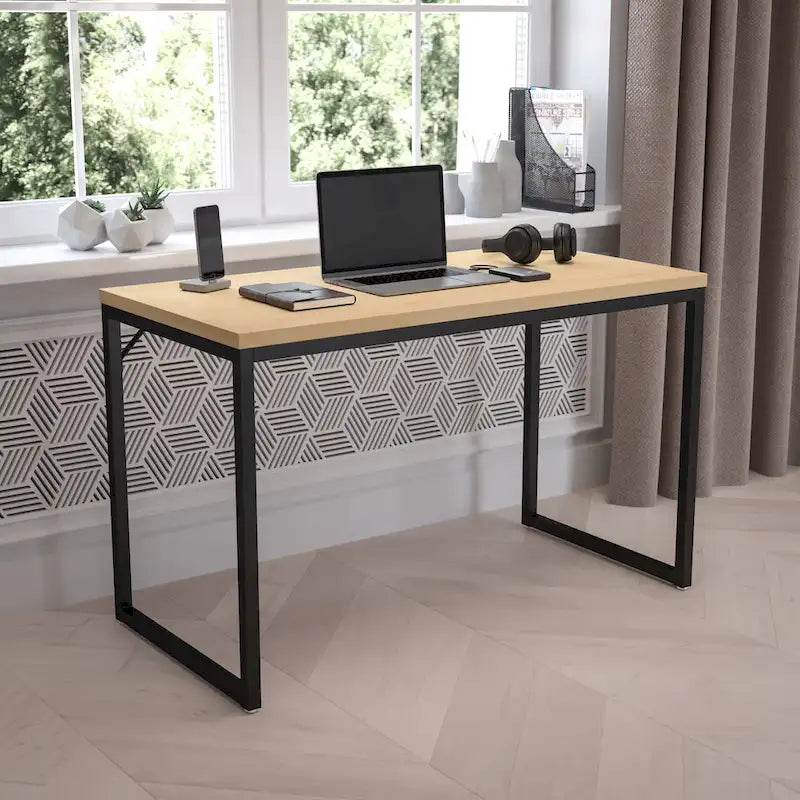 Bureau de style industriel de qualité commerciale - 47 de longueur