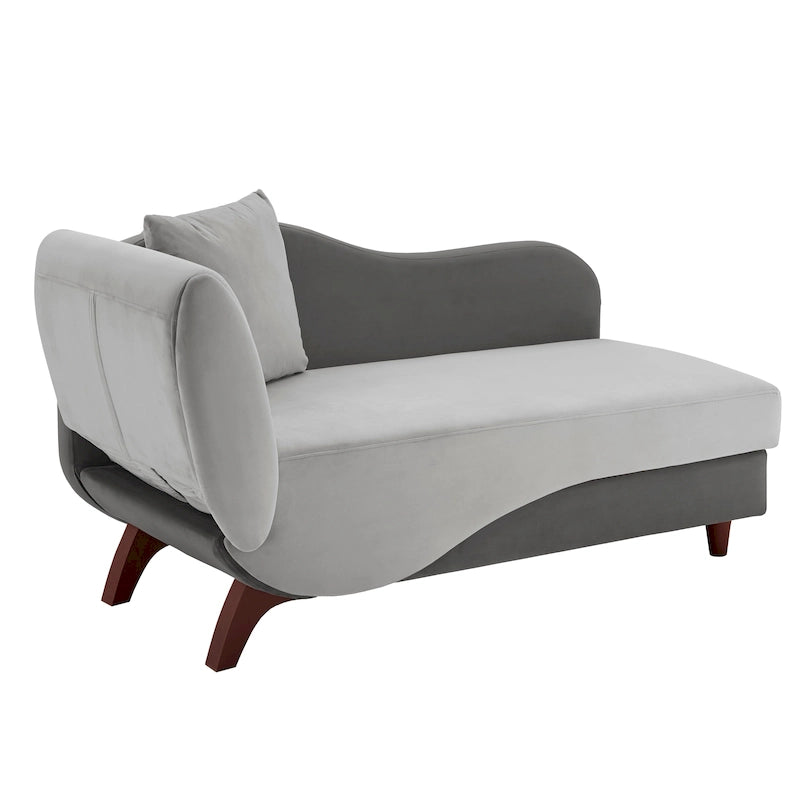 Chauffeuse de rangement bicolore par