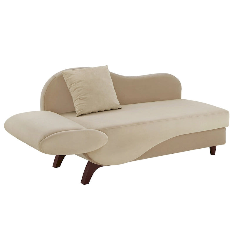 Chauffeuse de rangement bicolore par