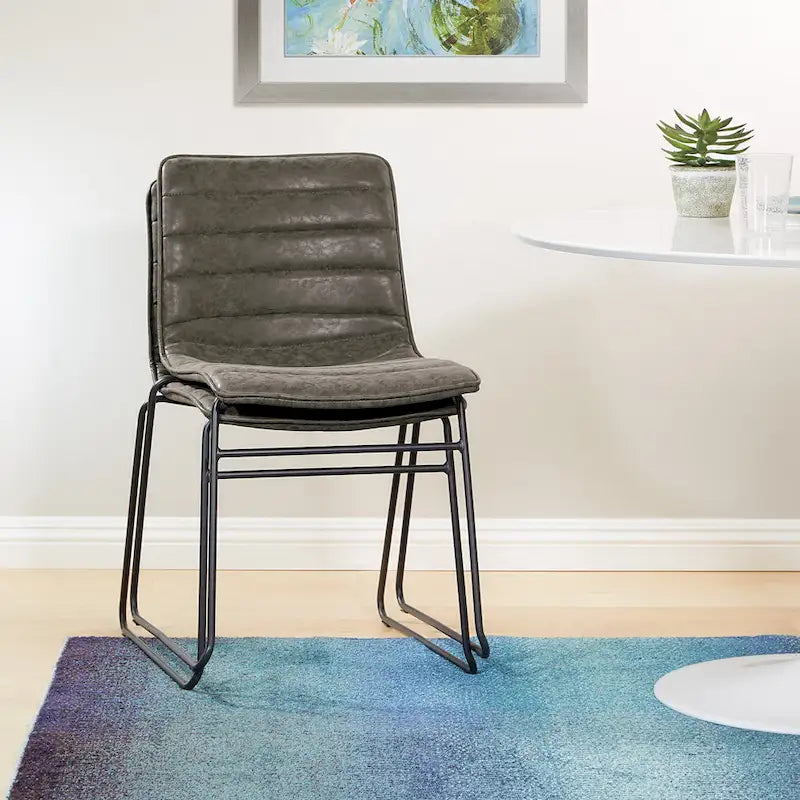 Chaise empilable (lot de 2)
