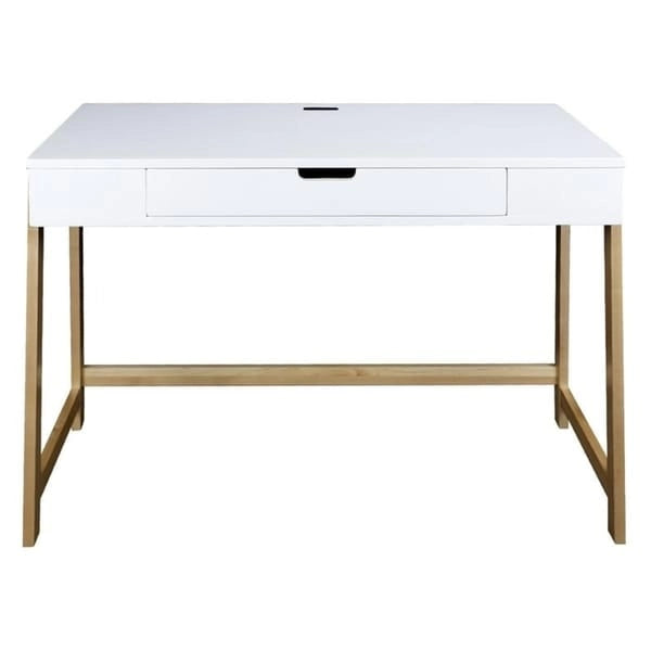 Bureau intelligent néo-rustique avec ports USB