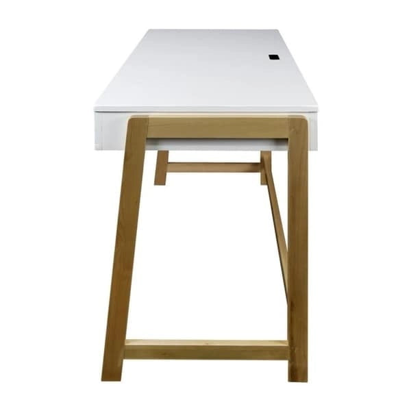 Bureau intelligent néo-rustique avec ports USB