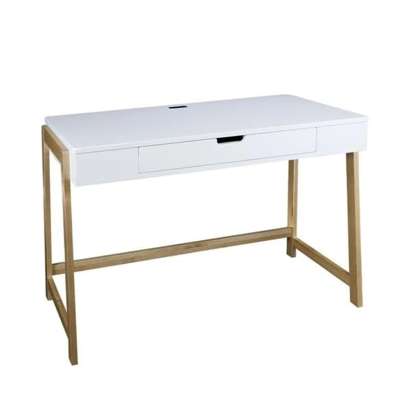Bureau intelligent néo-rustique avec ports USB