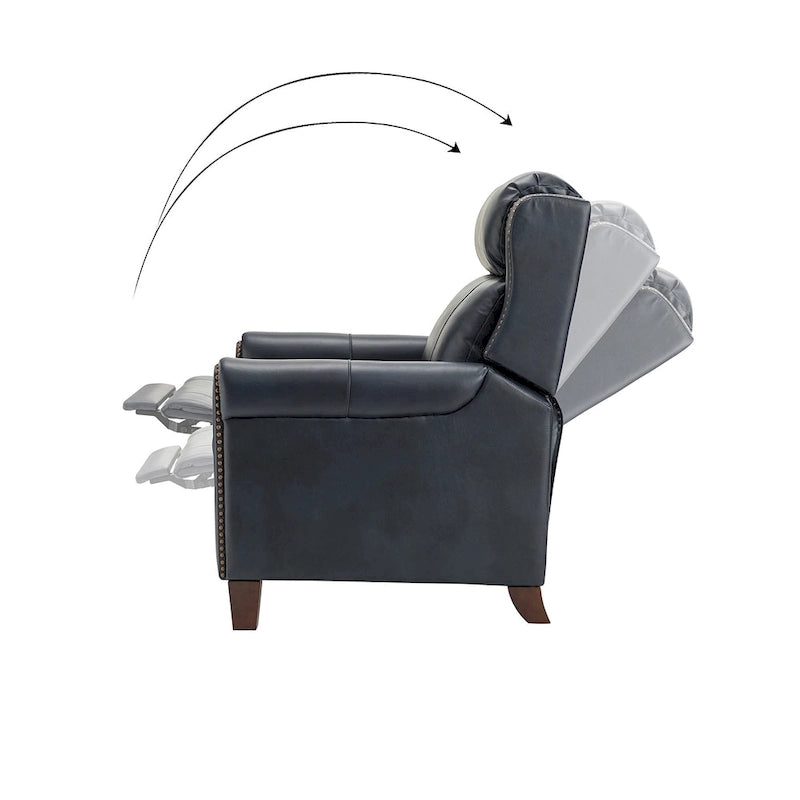 32,48 po Large En Cuir Véritable Manuelle Inclinable Ensemble de 2