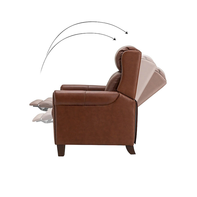 32,48 po Large En Cuir Véritable Manuelle Inclinable Ensemble de 2