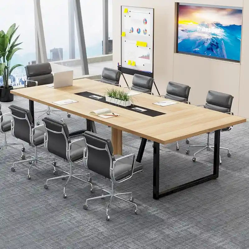 Table de conférence de 2,4 m pour 10 personnes