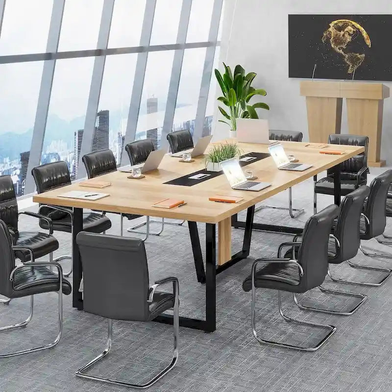 Table de conférence de 2,4 m pour 10 personnes