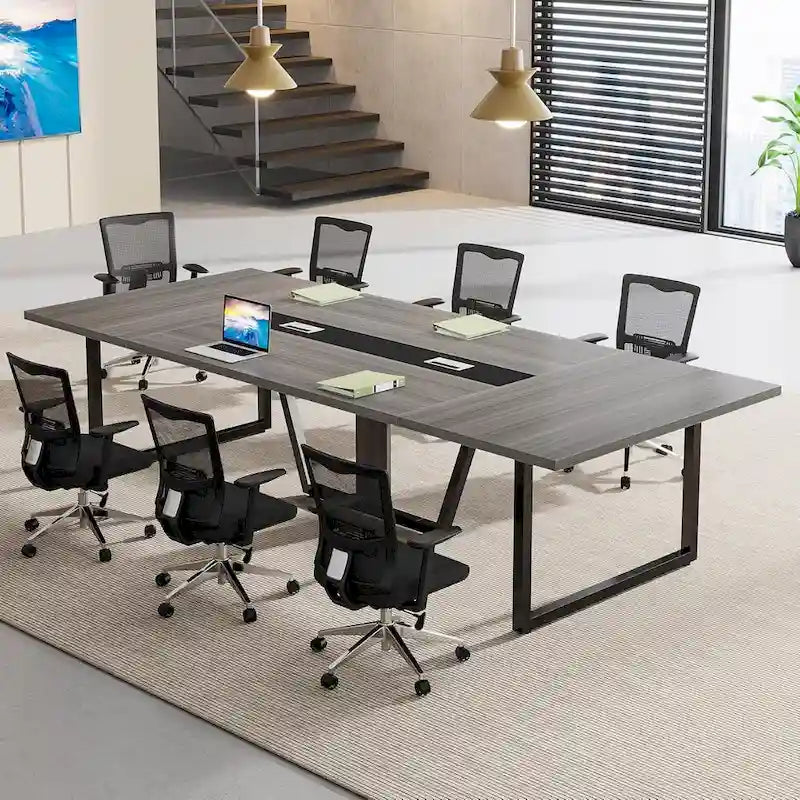 Table de conférence de 2,4 m pour 10 personnes