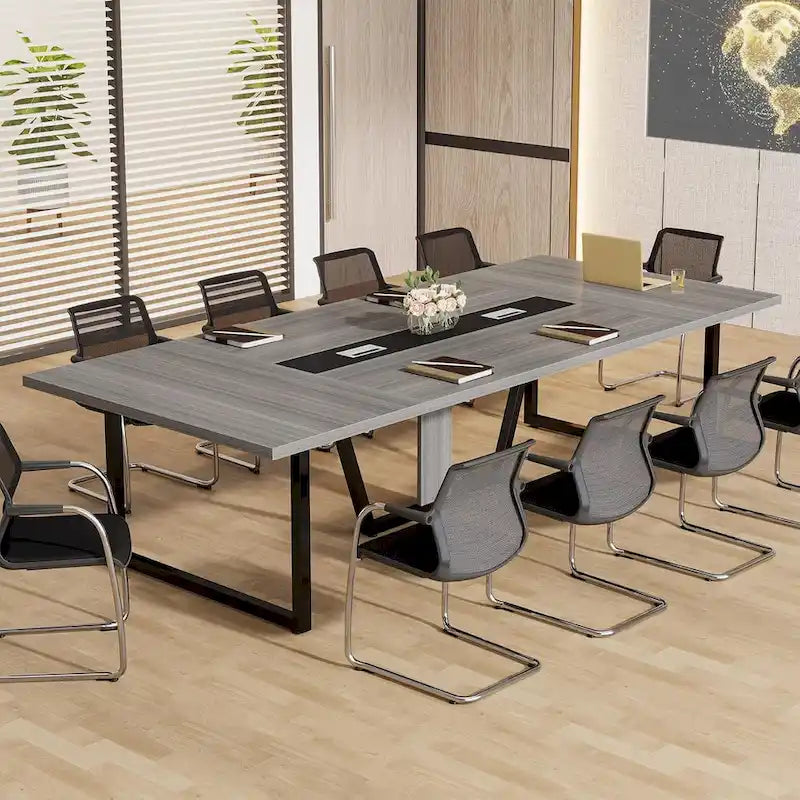 Table de conférence de 2,4 m pour 10 personnes