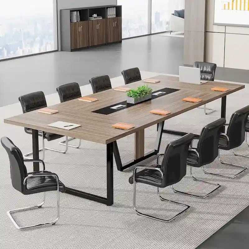 Table de conférence de 2,4 m pour 10 personnes