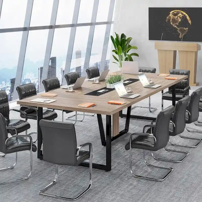 Table de conférence de 2,4 m pour 10 personnes