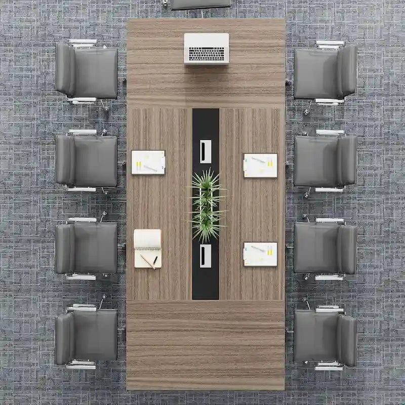 Table de conférence de 2,4 m pour 10 personnes