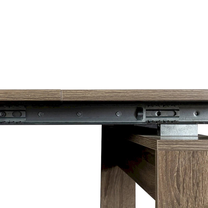 Table à manger multifonctionnelle extensible en bois