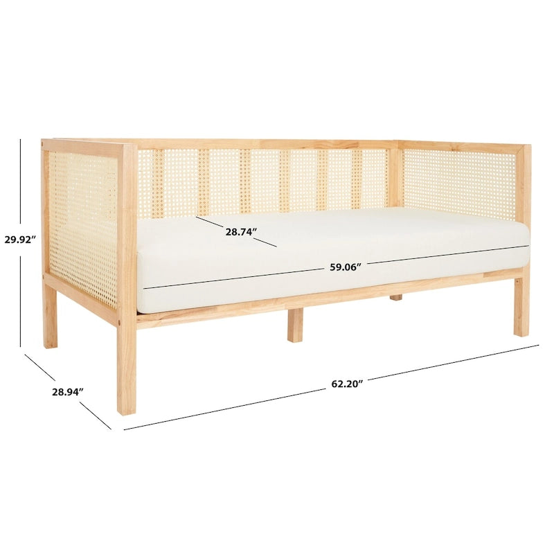 Canapé en rotin - 29 L x 62 P x 30 H - 29Lx62Px29H