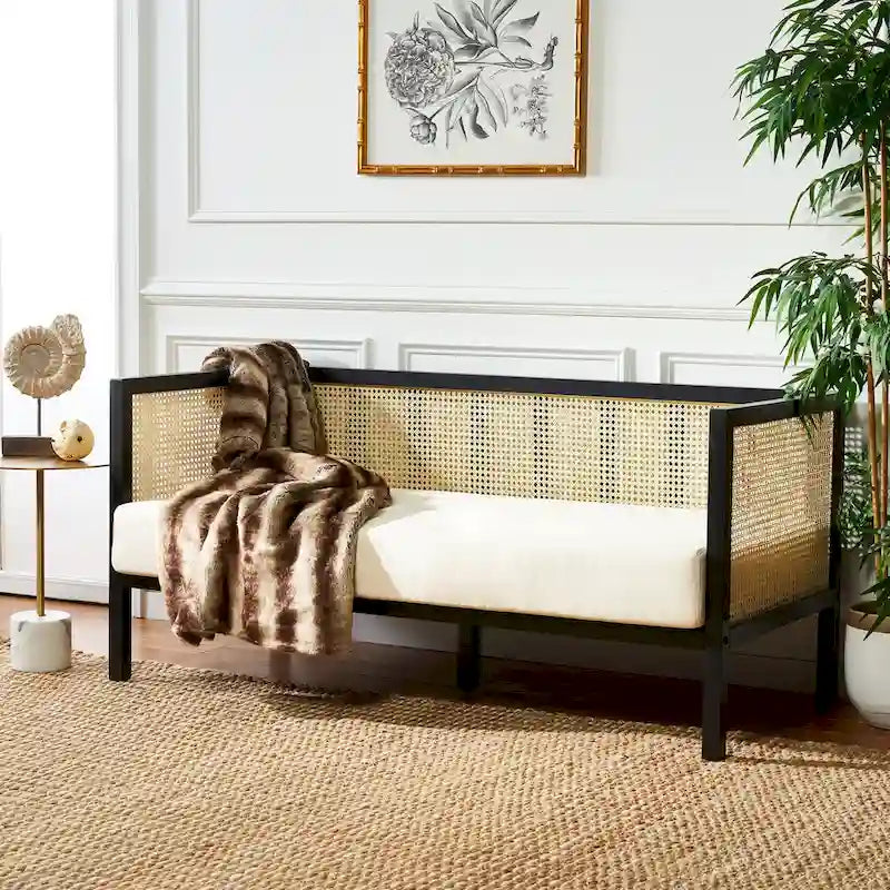 Canapé en rotin - 29 L x 62 P x 30 H - 29Lx62Px29H