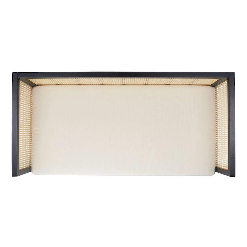 Canapé en rotin - 29 L x 62 P x 30 H - 29Lx62Px29H