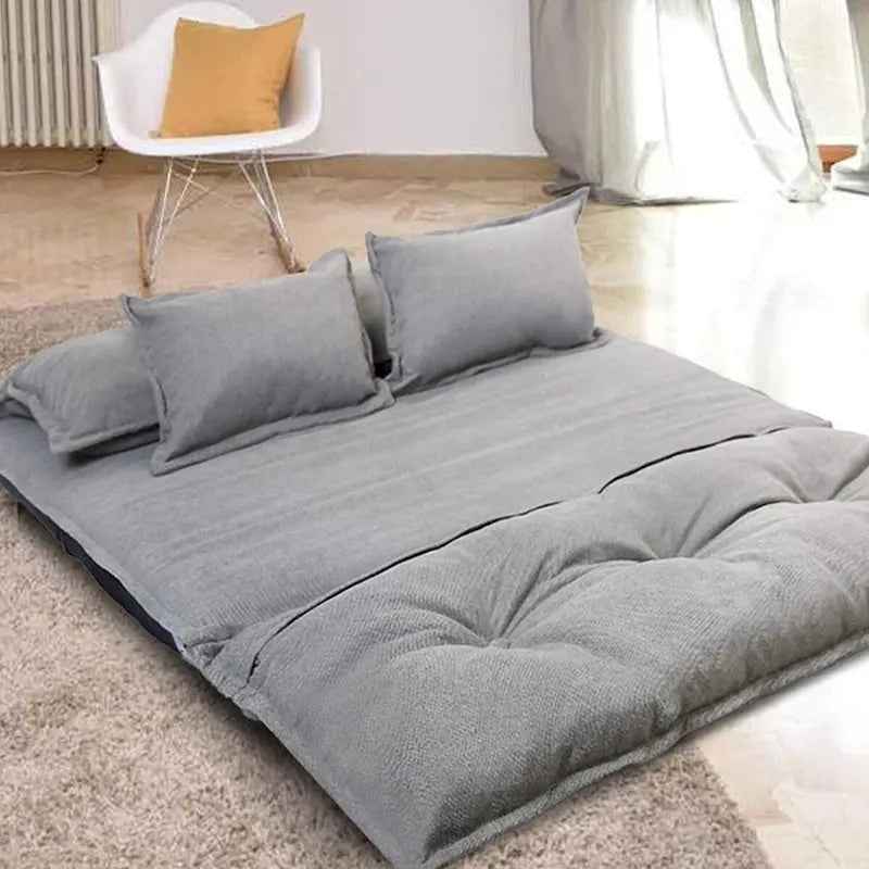 Fauteuil convertible ergonomique réglable en tissu avec cadre en métal