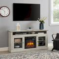 Meuble TV avec insert cheminée de 18 po