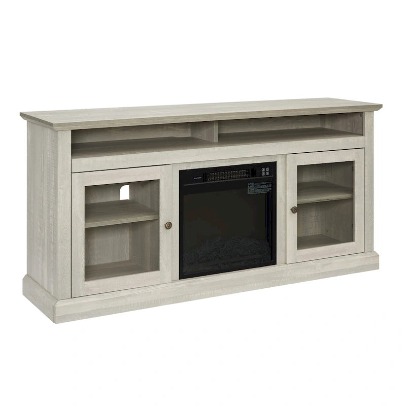 Meuble TV avec insert cheminée de 18 po