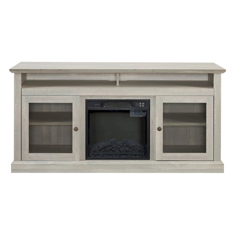 Meuble TV avec insert cheminée de 18 po