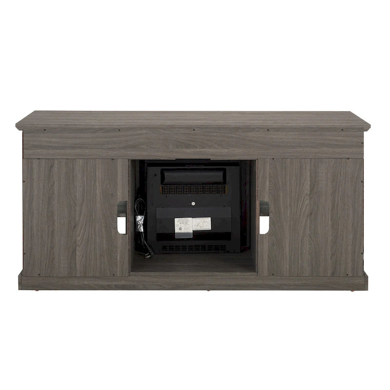 Meuble TV avec insert cheminée de 18 po