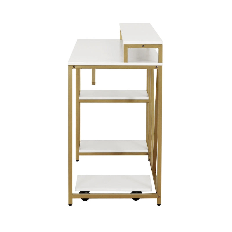 Bureau industriel, doré
